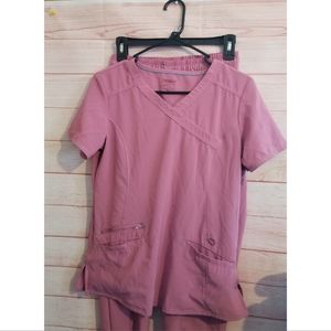 Scrub Star Mauve Scrub Set